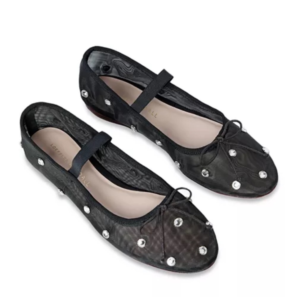 Loeffler Randall Black Leonie Flats